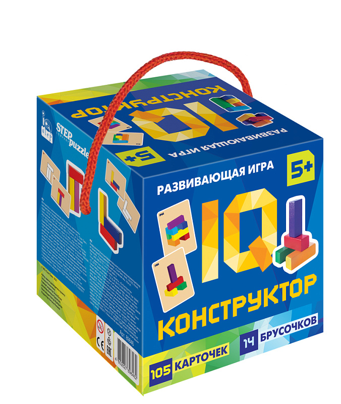 

Развивающая игра Step Puzzle "IQ-Конструктор" (IQ step)
