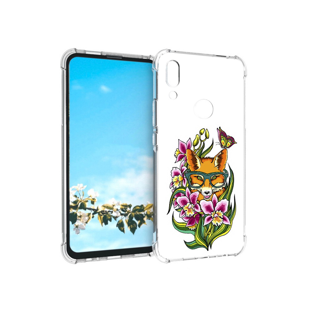

Чехол MyPads Tocco для Huawei P Smart Z Лиса в цветах, Прозрачный, Tocco