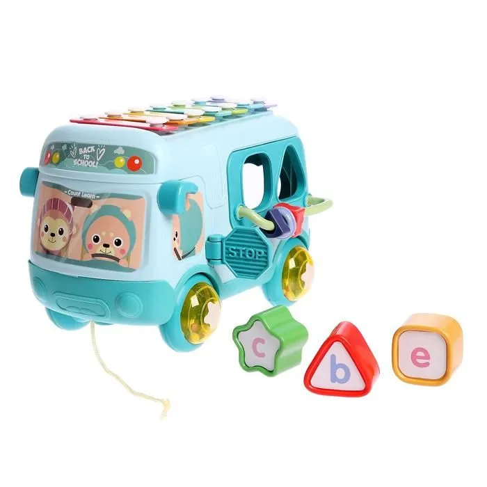 Развивающая игрушка для малышей Zhorya Сортер Автобус, YL1022-24A