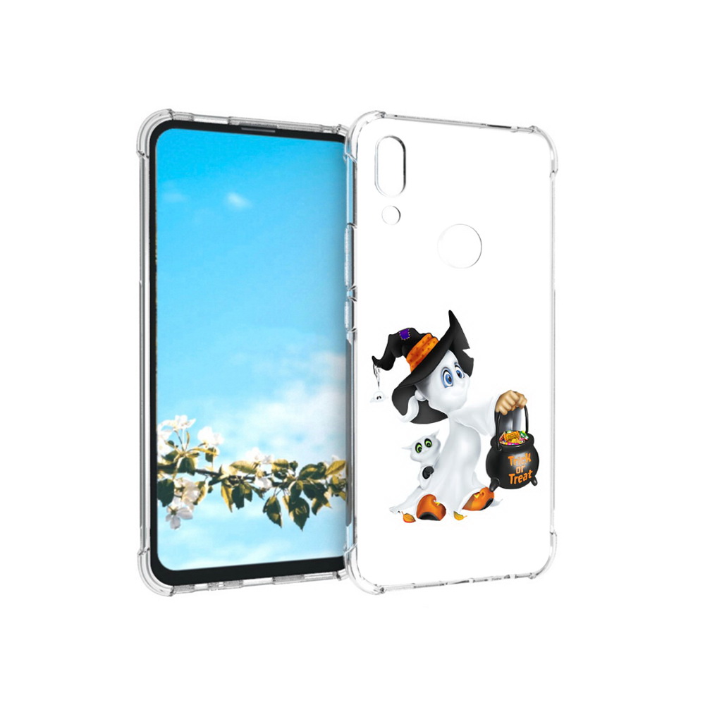 

Чехол MyPads Tocco для Huawei P Smart Z Маленький призрак, Прозрачный, Tocco