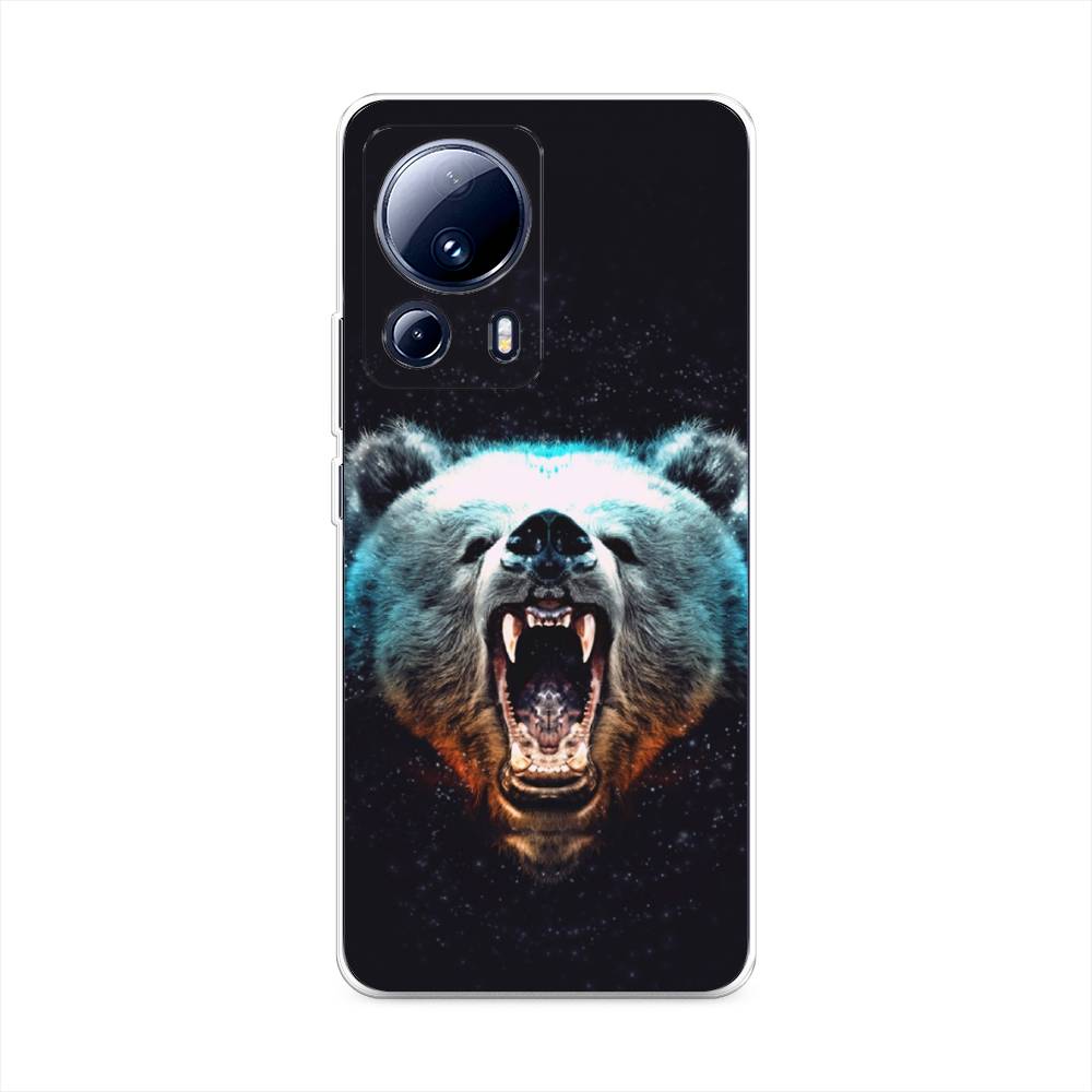 

Чехол Awog на Xiaomi 13 Lite "Медведь", Коричневый;бирюзовый;черный, 318150-2