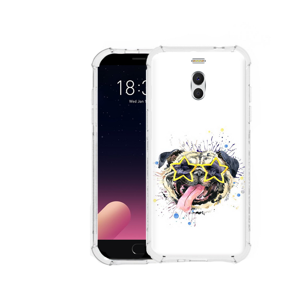 Чехол MyPads Tocco для Meizu M6 Note мопс боксер