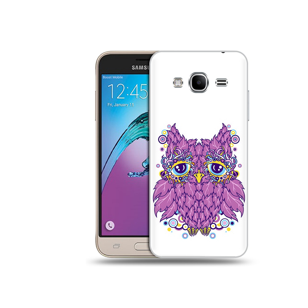 

Чехол MyPads Tocco для Samsung Galaxy J3 (2016) Розовая сова (PT29089.580.147), Прозрачный, Tocco