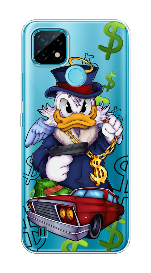 

Чехол на Realme C21 "Scrooge McDuck with a Gold Chain", Красный;синий;белый, 254950-6