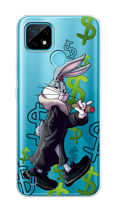 

Чехол на Realme C21 "Rich Bugs Bunny", Зеленый;черный;голубой, 254950-6