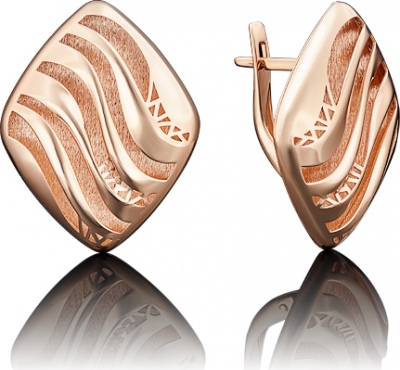 

Серьги из красного золота PLATINA jewelry 02-3831-00-000-1110-48, 02-3831-00-000-1110-48