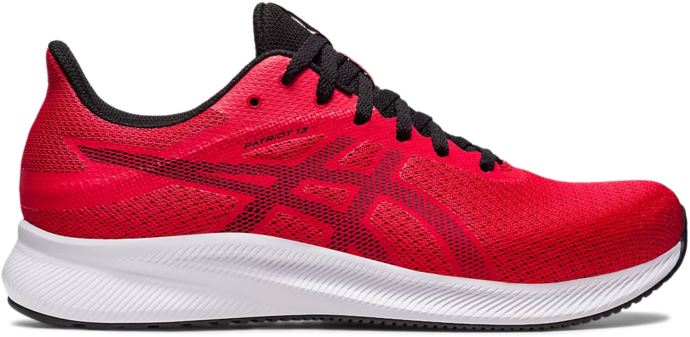 

Кроссовки мужские Asics PATRIOT 13 красные 10.5 US, Красный, PATRIOT 13