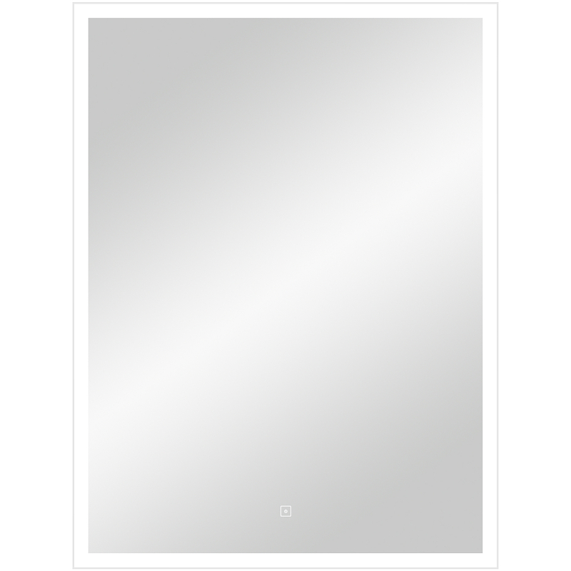 фото Зеркало континент frame white 600x800 злп944 с подсветкой с сенсорным выключателем