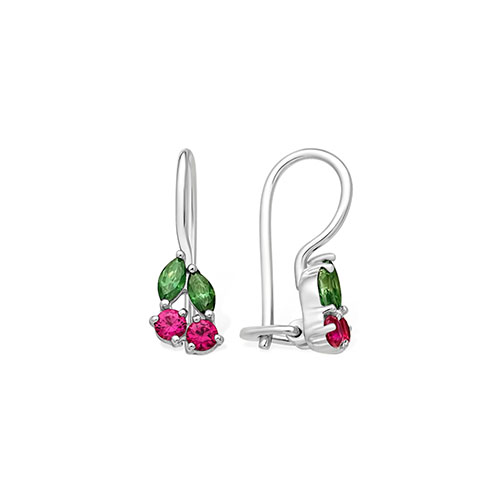 

Серьги из серебра EFREMOV 1210017305, фианит, 1210017305