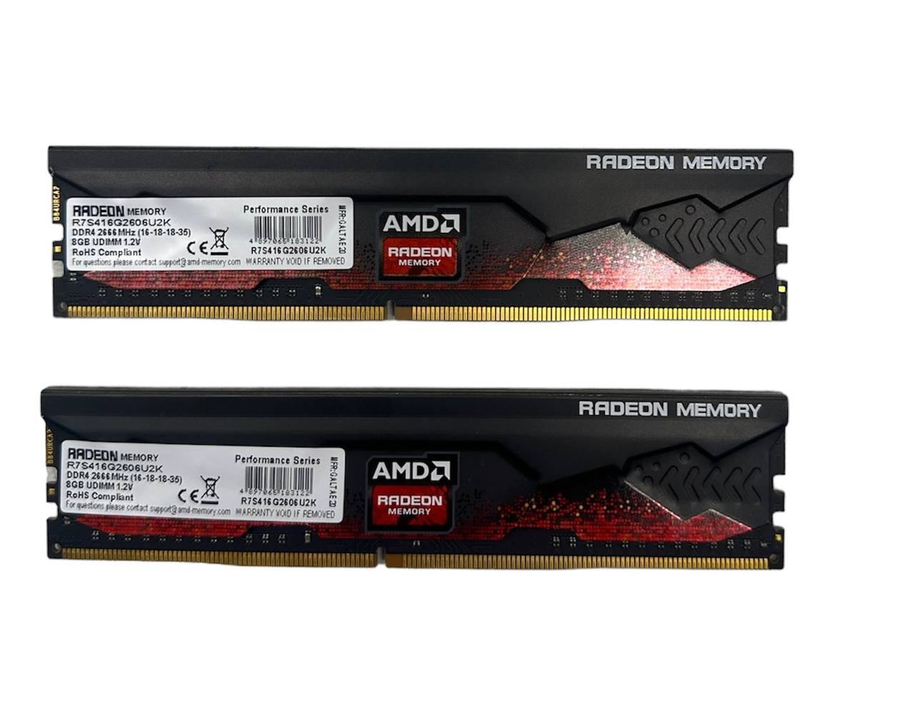 

Оперативная память AMD R7S416G2606U2K (200578q), DDR4 2x8Gb, 2666MHz, R7S416G2606U2K