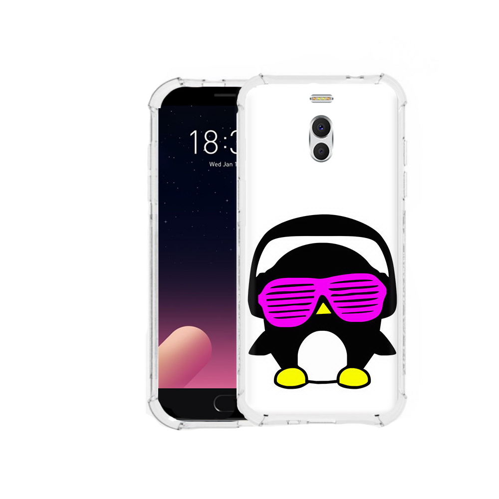 

Чехол MyPads Tocco для Meizu M6 Note пингвин, Прозрачный, Tocco