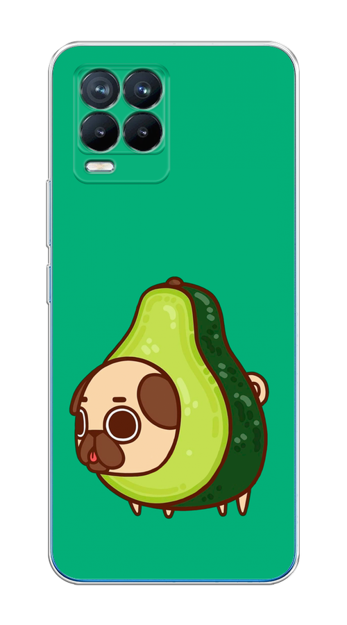 

Чехол на Realme 8/8 Pro "Мопс авокадик", Зеленый, 255450-1