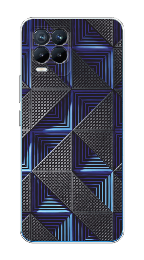 

Чехол на Realme 8/8 Pro "IBM", Серый;синий, 255450-3
