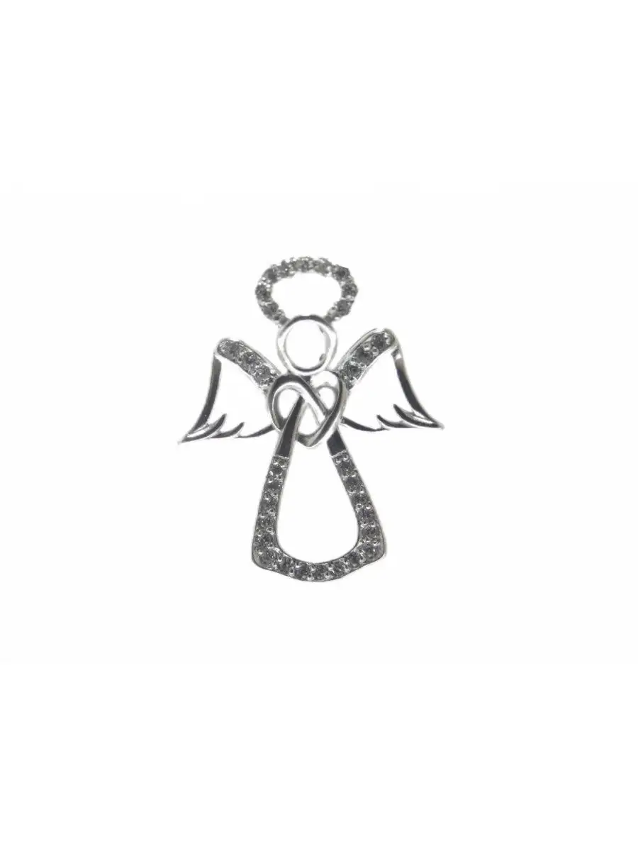 

Подвеска из серебра BSC-Jewerly Ангел, фианит, Ангел