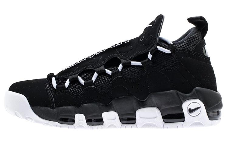 

Кроссовки унисекс Nike Air More Money Black White черные 41 EU, Черный, Air More Money Black White