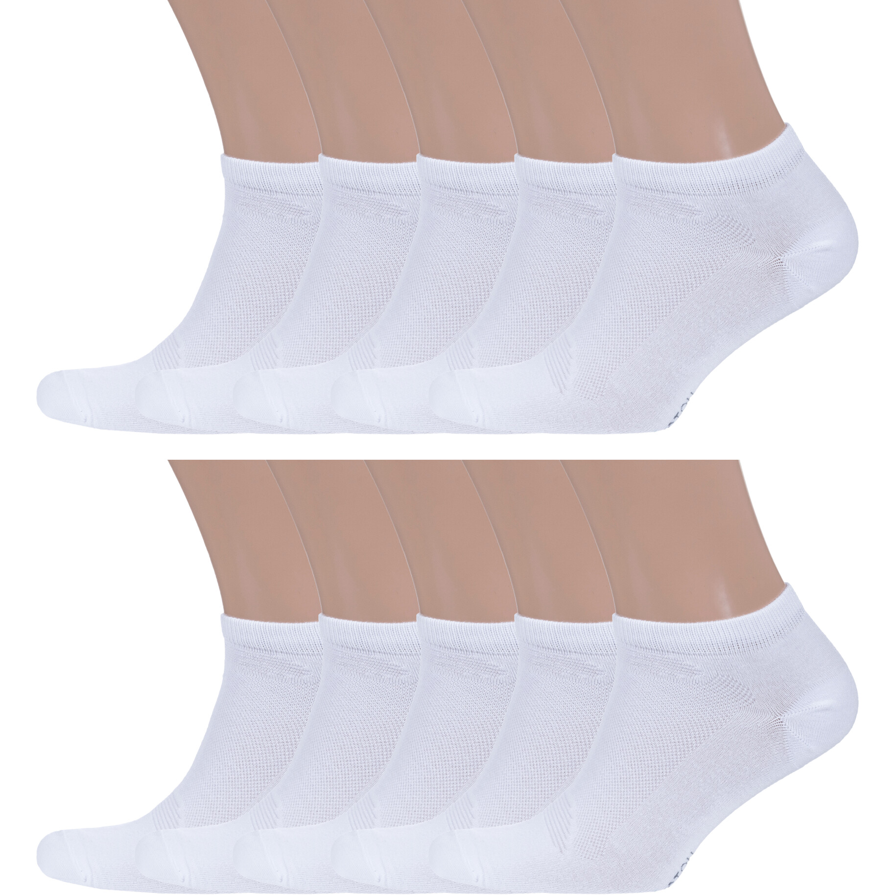 

Комплект носков унисекс Grinston socks 10-15D33 белых 23/25, Белый, 10-15D33