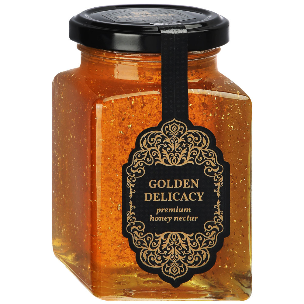 

Медовый деликатес Мусихин. Мир меда с золотом Golden Delicacy 340 г