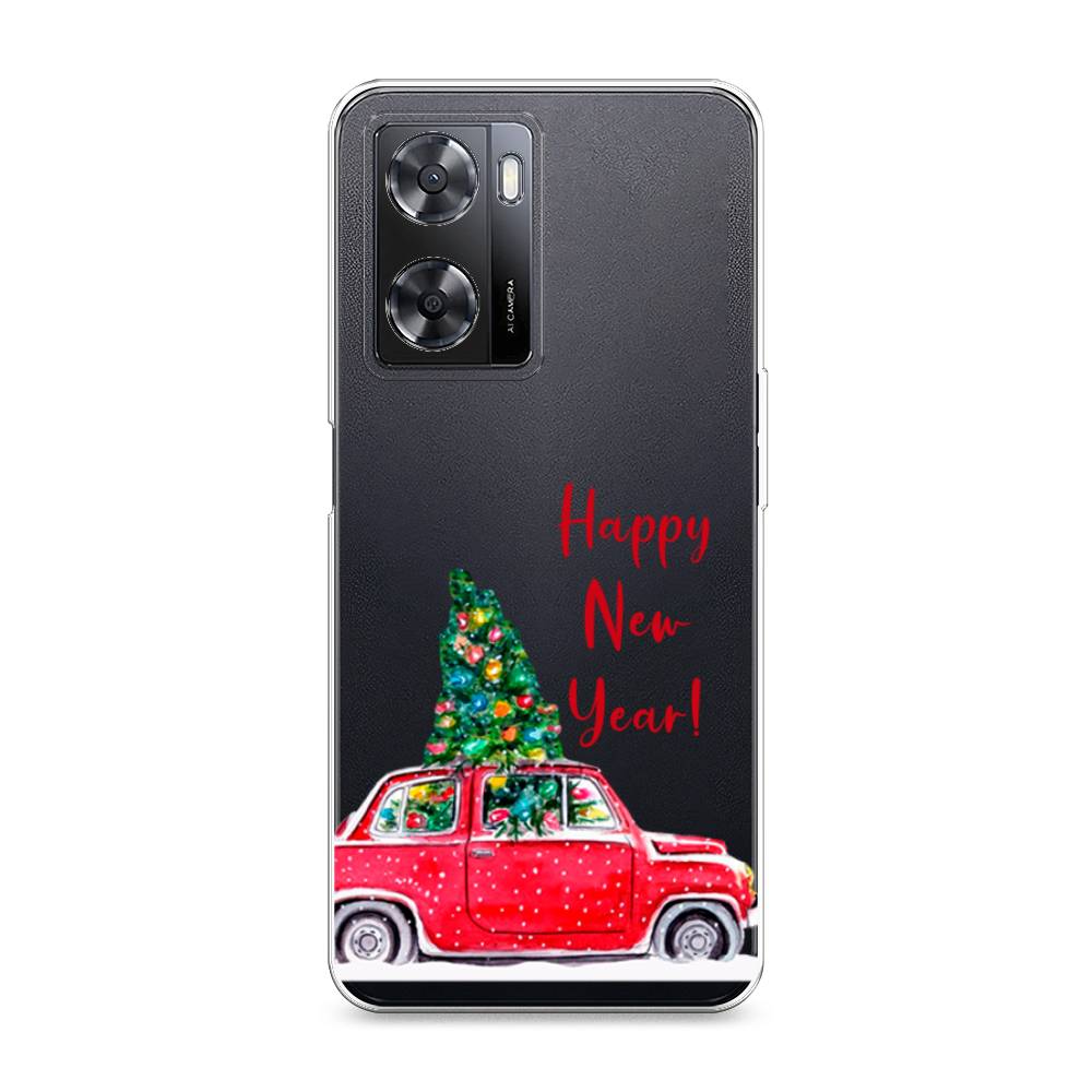 

Чехол для Oppo A57 4G/A77 4G/A77s 4G/A57s "Happy New Year", Красный;зеленый, 2510350-5