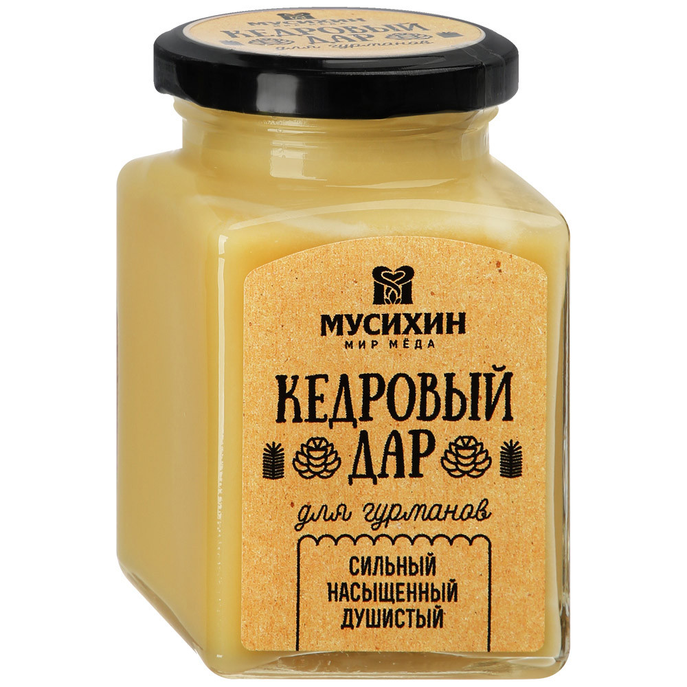 Мед Мусихин. Мир меда кедровый дар 300 г