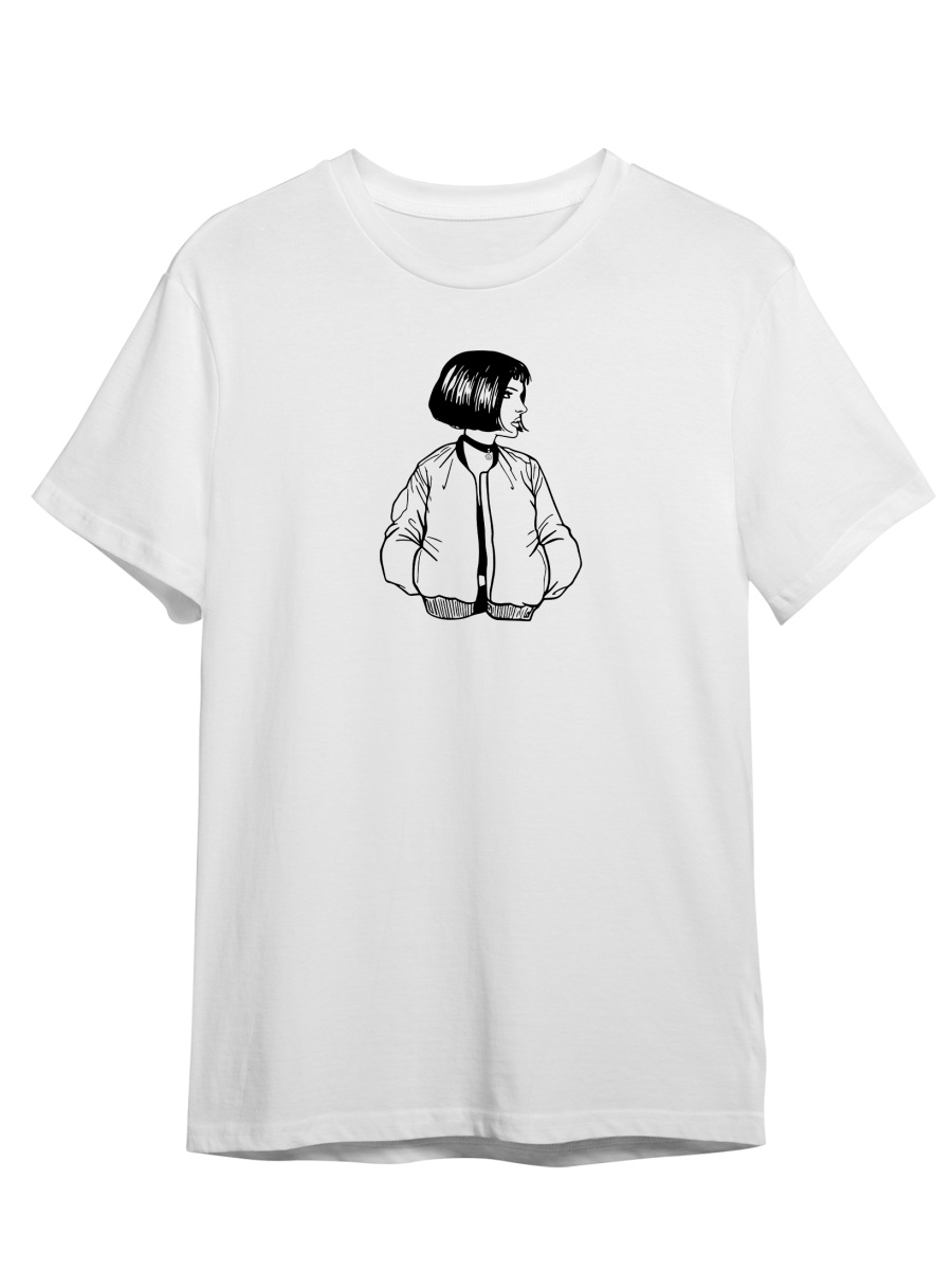 

Футболка унисекс СувенирShop Leon/Леон 4 белая 3XL (56-58), "Leon/Леон" 4