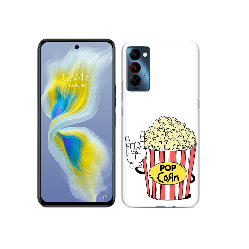 

Чехол MyPads Tocco для Tecno Camon 18 крутой попкорн, Прозрачный, Tocco