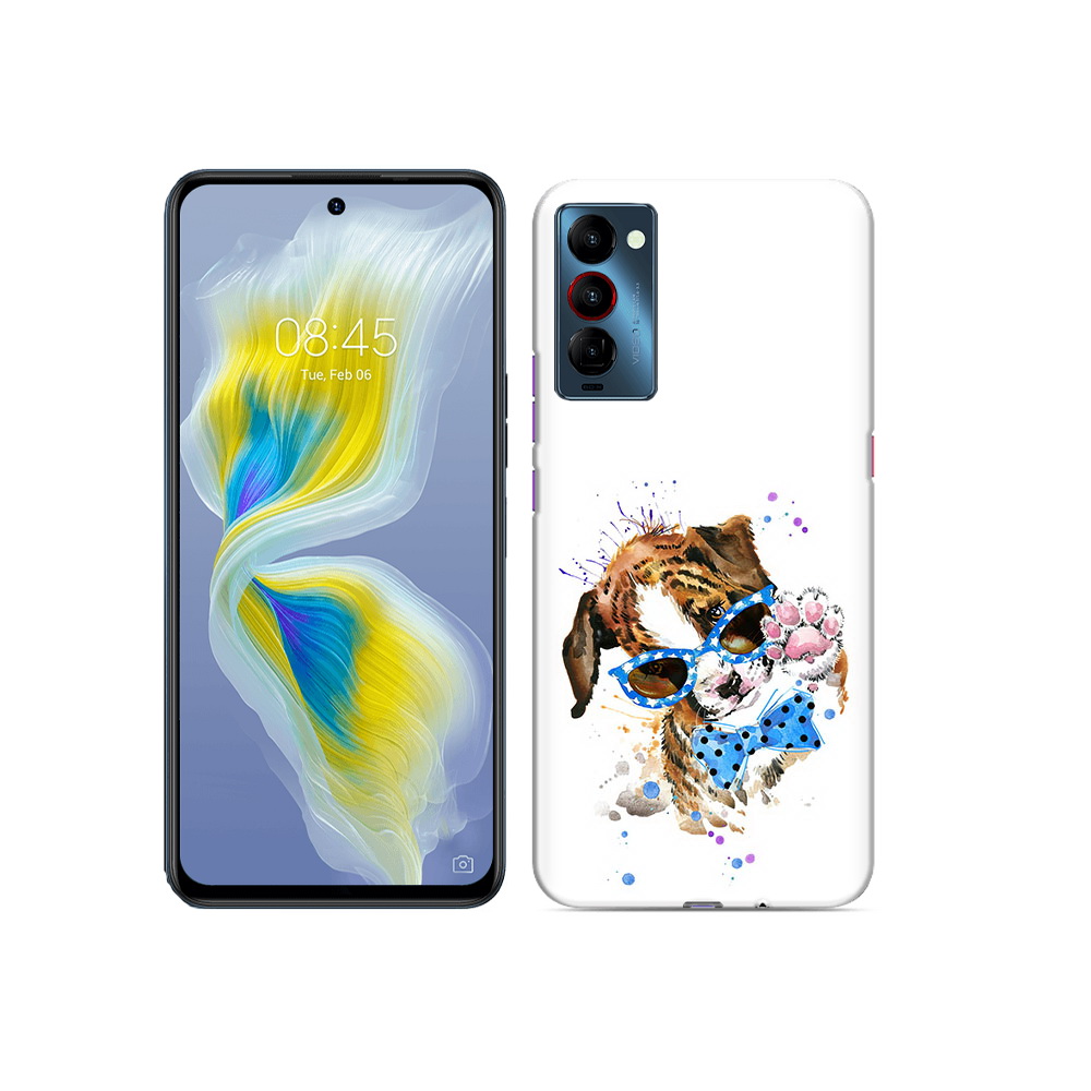 

Чехол MyPads Tocco для Tecno Camon 18 лапочка, Прозрачный, Tocco