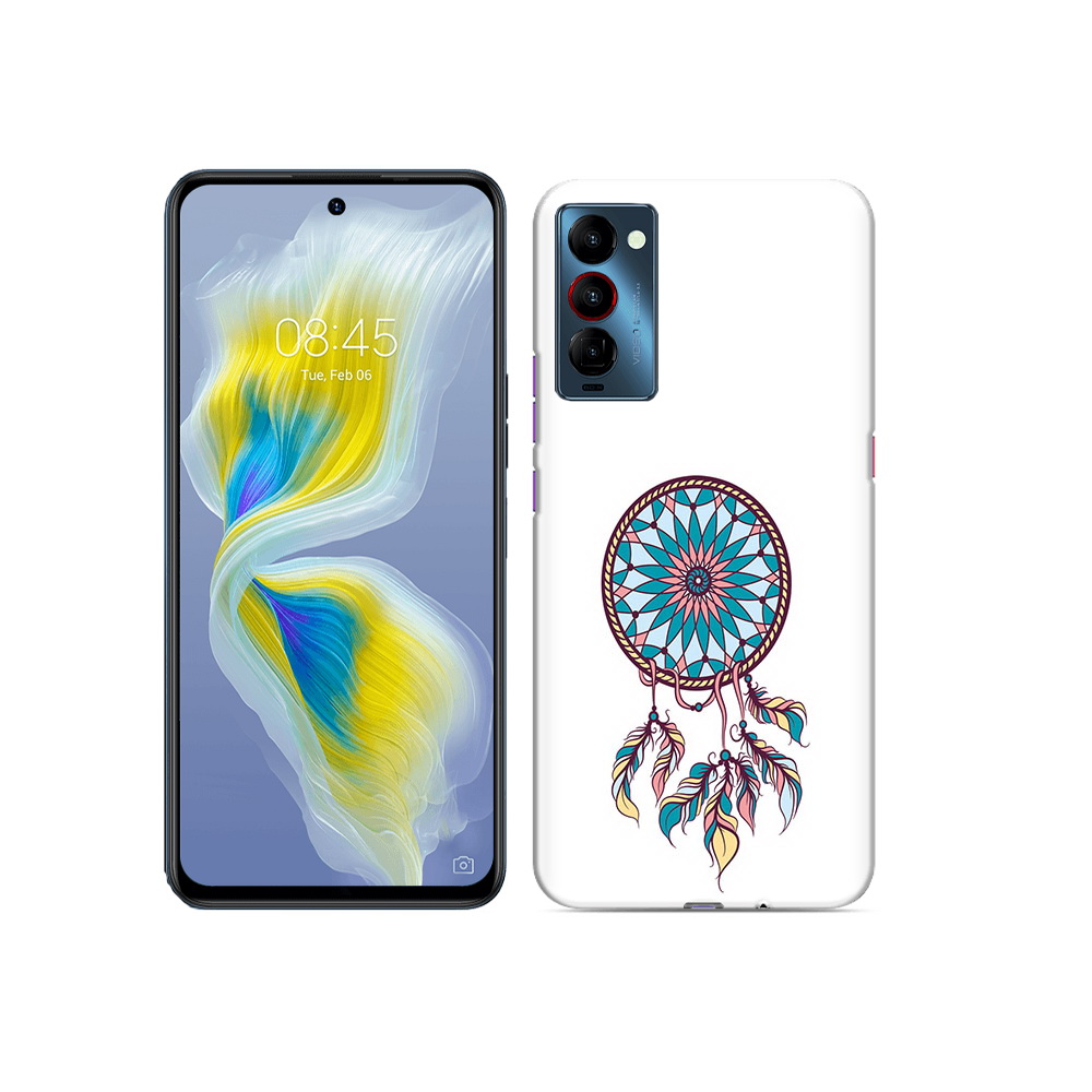 

Чехол MyPads Tocco для Tecno Camon 18 ловец снов синий, Прозрачный, Tocco