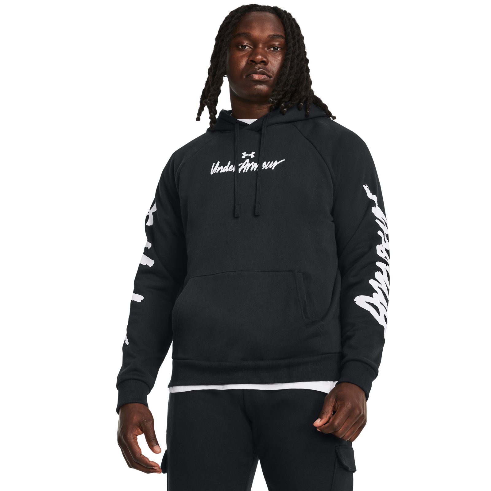 

Худи мужское Under Armour Ua Rival Fleece Graphic Hd черное SM, Черный, Ua Rival Fleece Graphic Hd