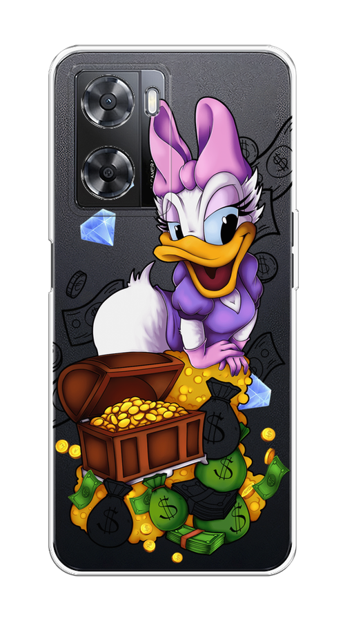 

Чехол на Oppo A57 4G/A77 4G/A77s 4G/A57s "Rich Daisy Duck", Коричневый;белый;фиолетовый, 2510350-6