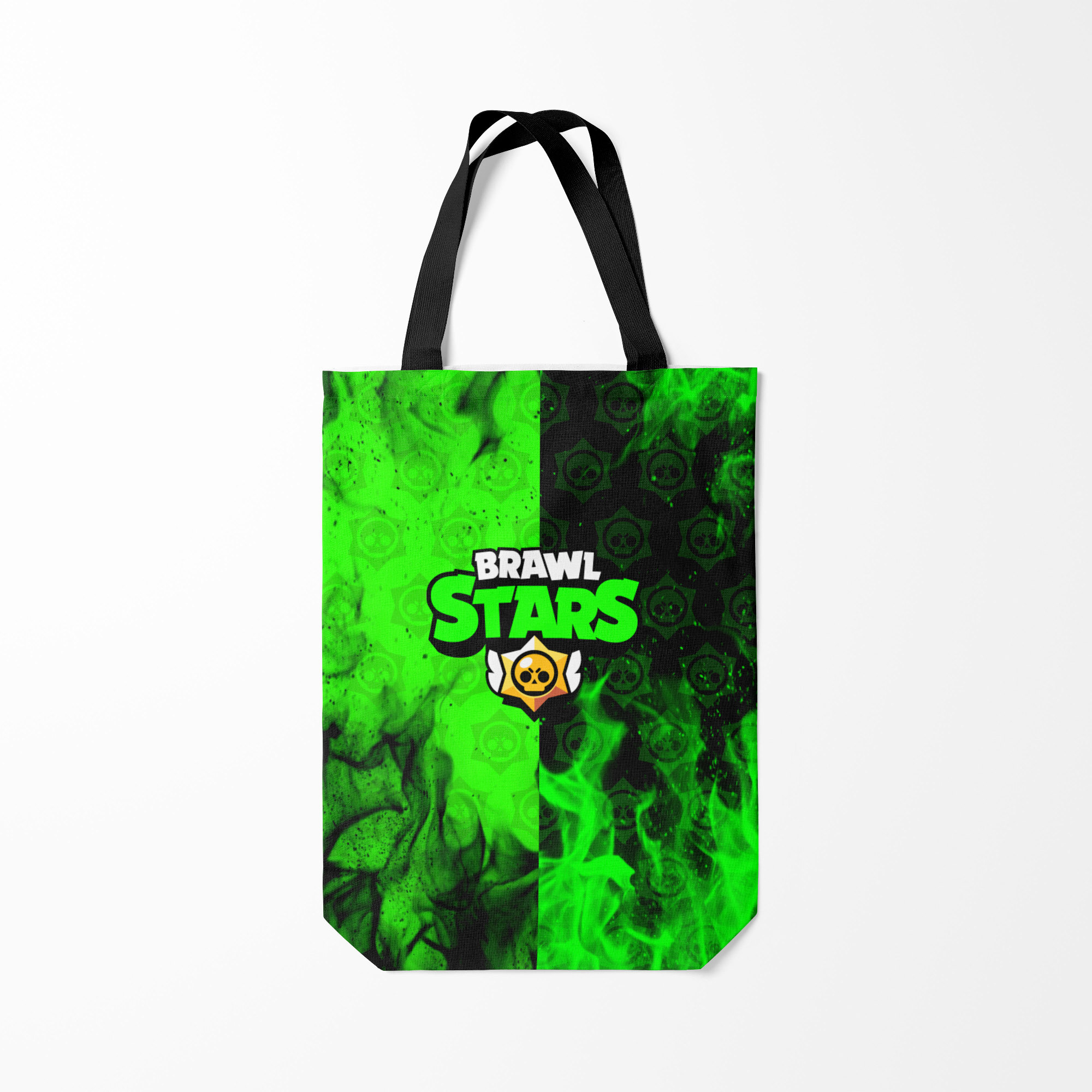 

Сумка шoппер унисекс Burnettie BRAWL STARS, зеленый, BRAWL STARS