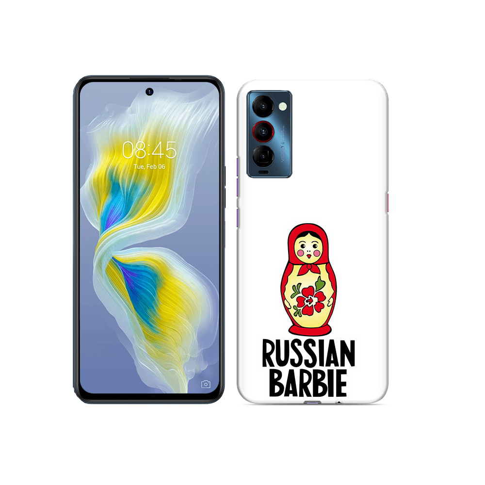 

Чехол MyPads Tocco для Tecno Camon 18 матрешка, Прозрачный, Tocco