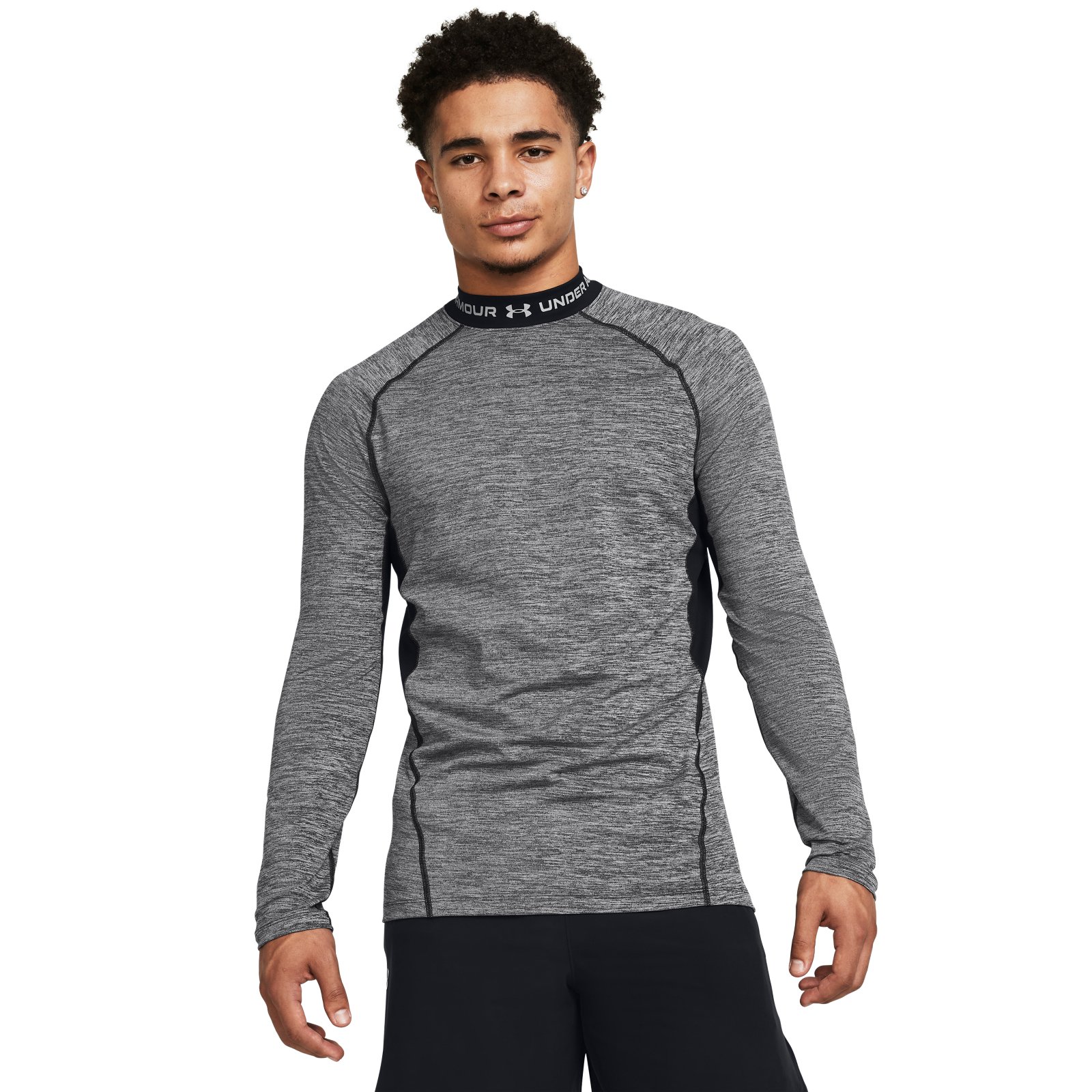 Лонгслив домашний мужской Under Armour Ua Cg Armour Twist Mock серый XL