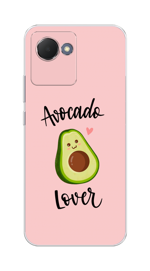 

Чехол на Realme Narzo 50i Prime "Avocado lover", Розовый;зеленый, 2510650-6