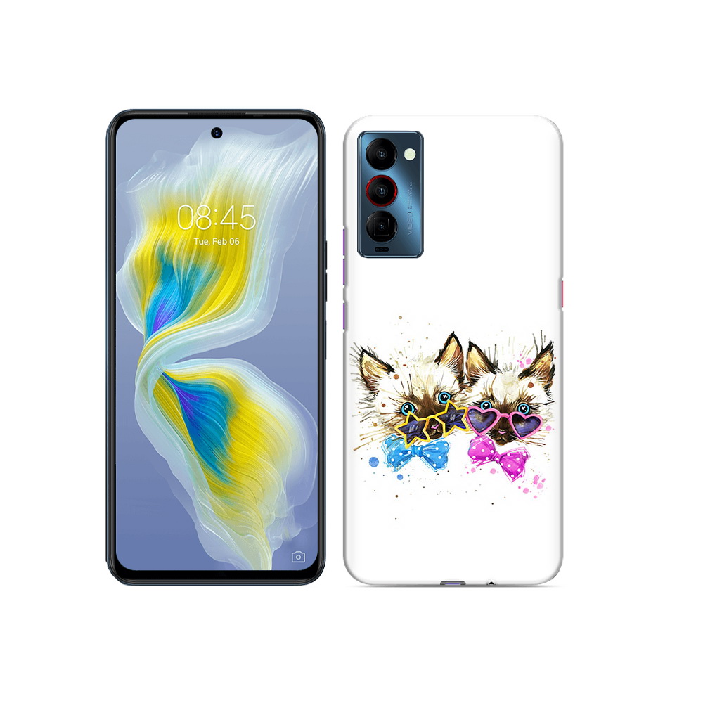 

Чехол MyPads Tocco для Tecno Camon 18 милые котята, Прозрачный, Tocco