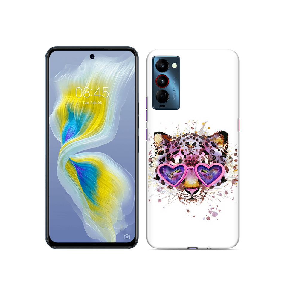 

Чехол MyPads Tocco для Tecno Camon 18 модный леопард, Прозрачный, Tocco