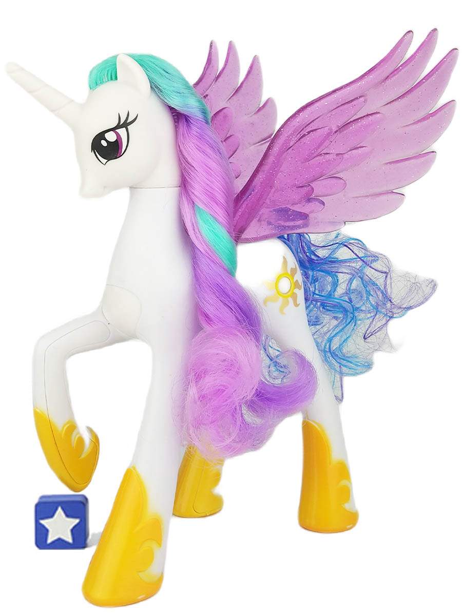 Фигурка StarFriend единорог пегас Май Литл Пони Принцесса Селестия My Little Pony 23 см украшаем наклейками принцесса с пони