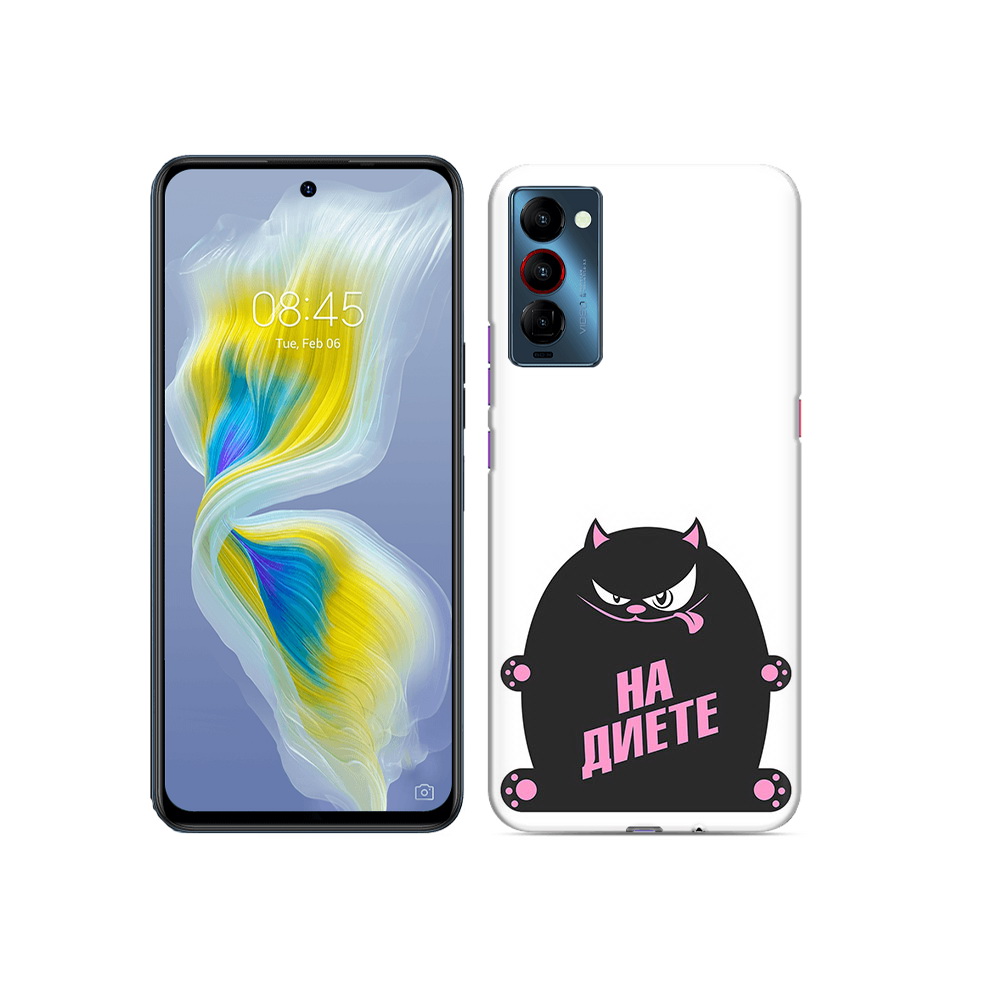 

Чехол MyPads Tocco для Tecno Camon 18 на диете, Прозрачный, Tocco