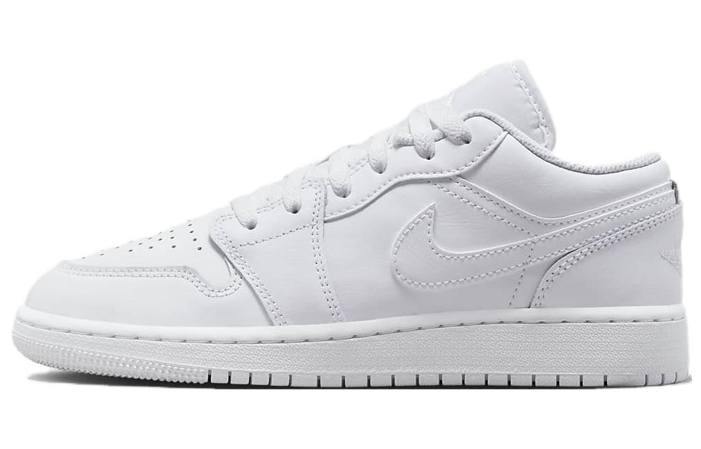 

Кеды унисекс Jordan Air Jordan 1 Low GS белые 35.5 EU, Белый, Air Jordan 1 Low GS