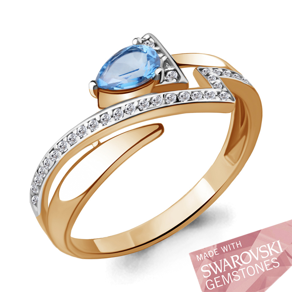 

Кольцо из серебра р. , AQUAMARINE 65858501А_925_з, 65858501А_925_з