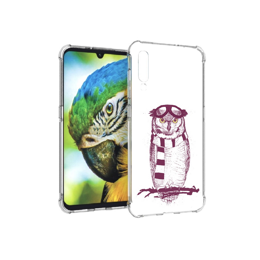 

Чехол MyPads Tocco для Xiaomi Mi 9 сова-летчик (PT126035.255.612), Прозрачный, Tocco