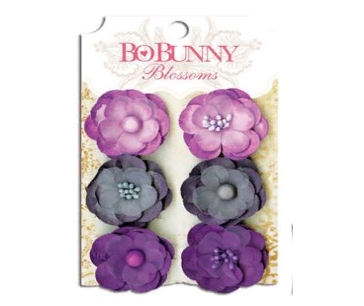 

Бумажные цветы Plum Purple Pansy (11411475) BoBunny 114114...