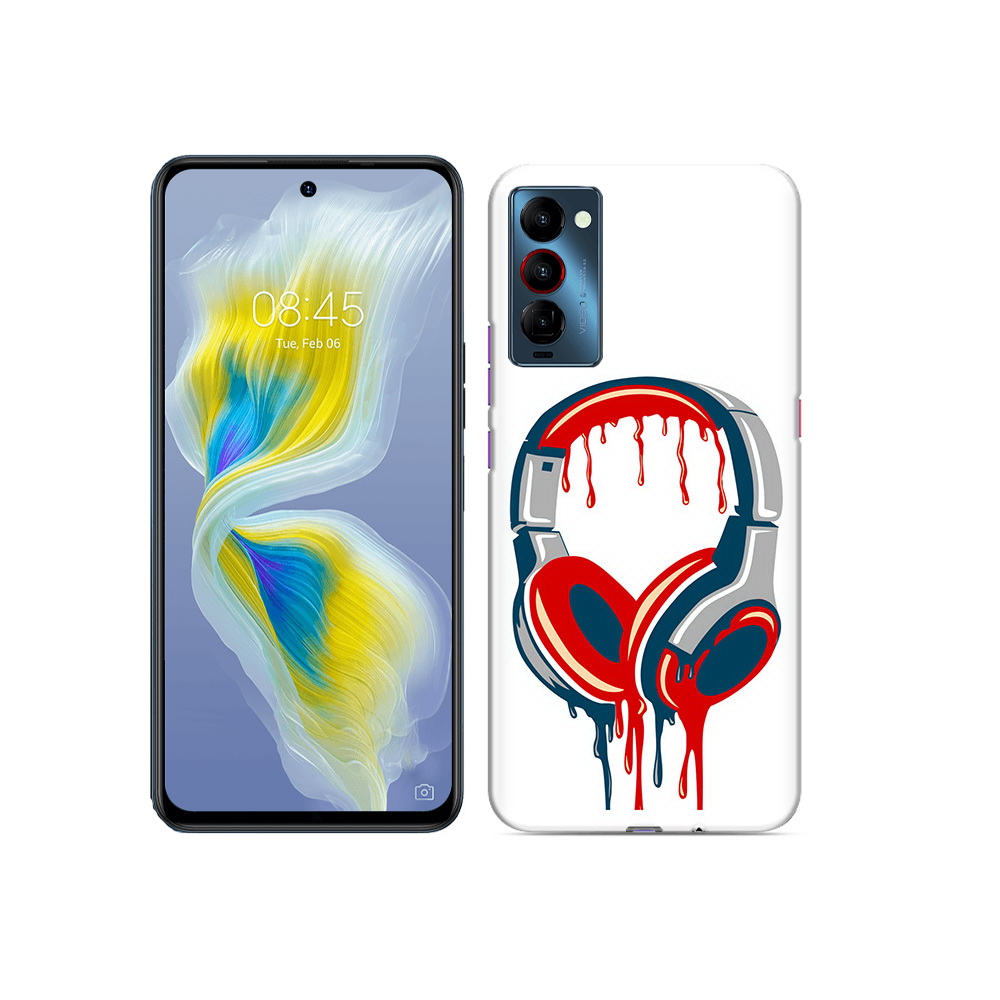 

Чехол MyPads Tocco для Tecno Camon 18 не делай громко, Прозрачный, Tocco