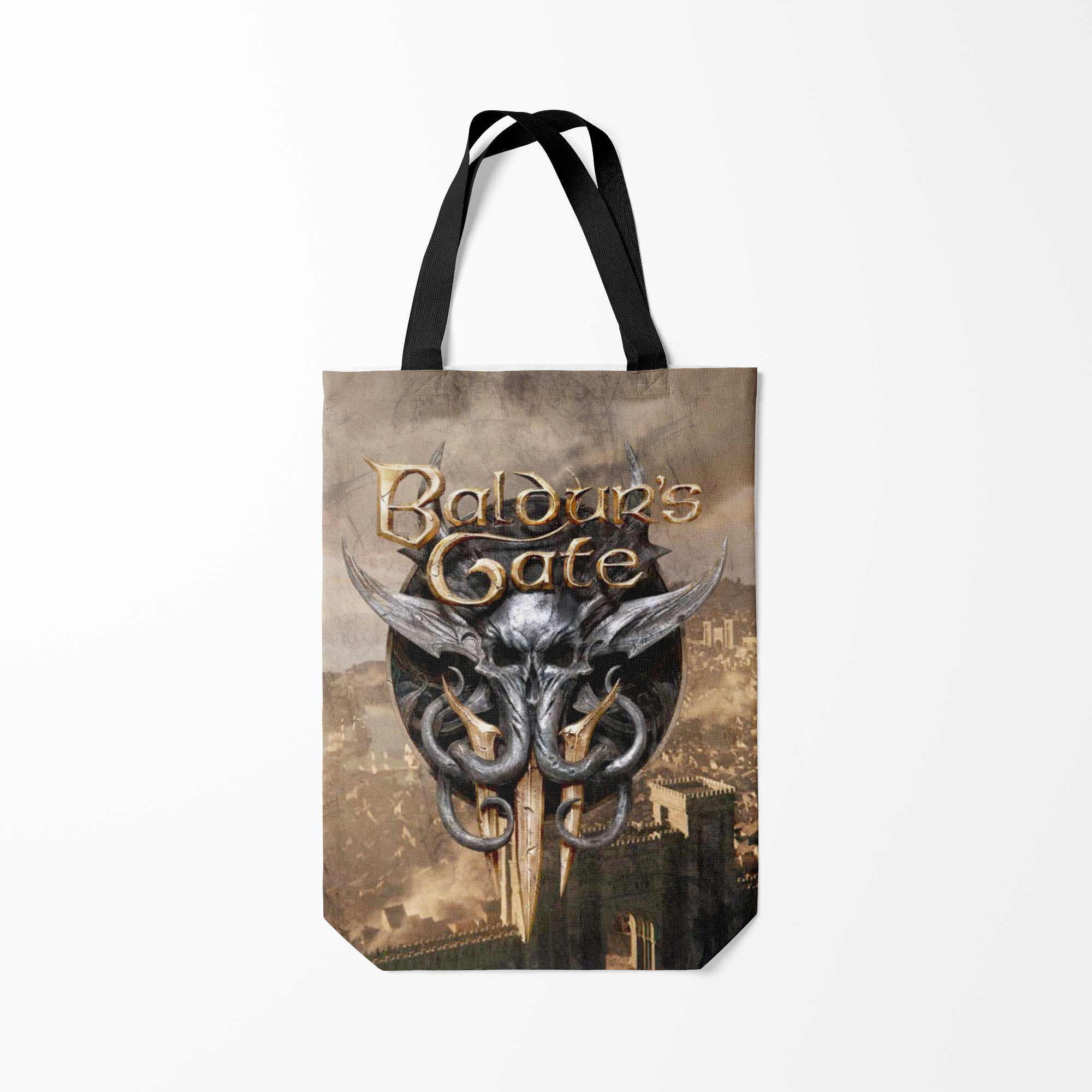 

Сумка шoппер унисекс Burnettie baldurs gate 3, коричневый, baldurs gate 3