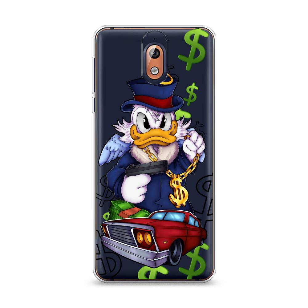 

Чехол на Nokia 3.1 "Scrooge McDuck with a Gold Chain", Красный;синий;белый, 121650-6