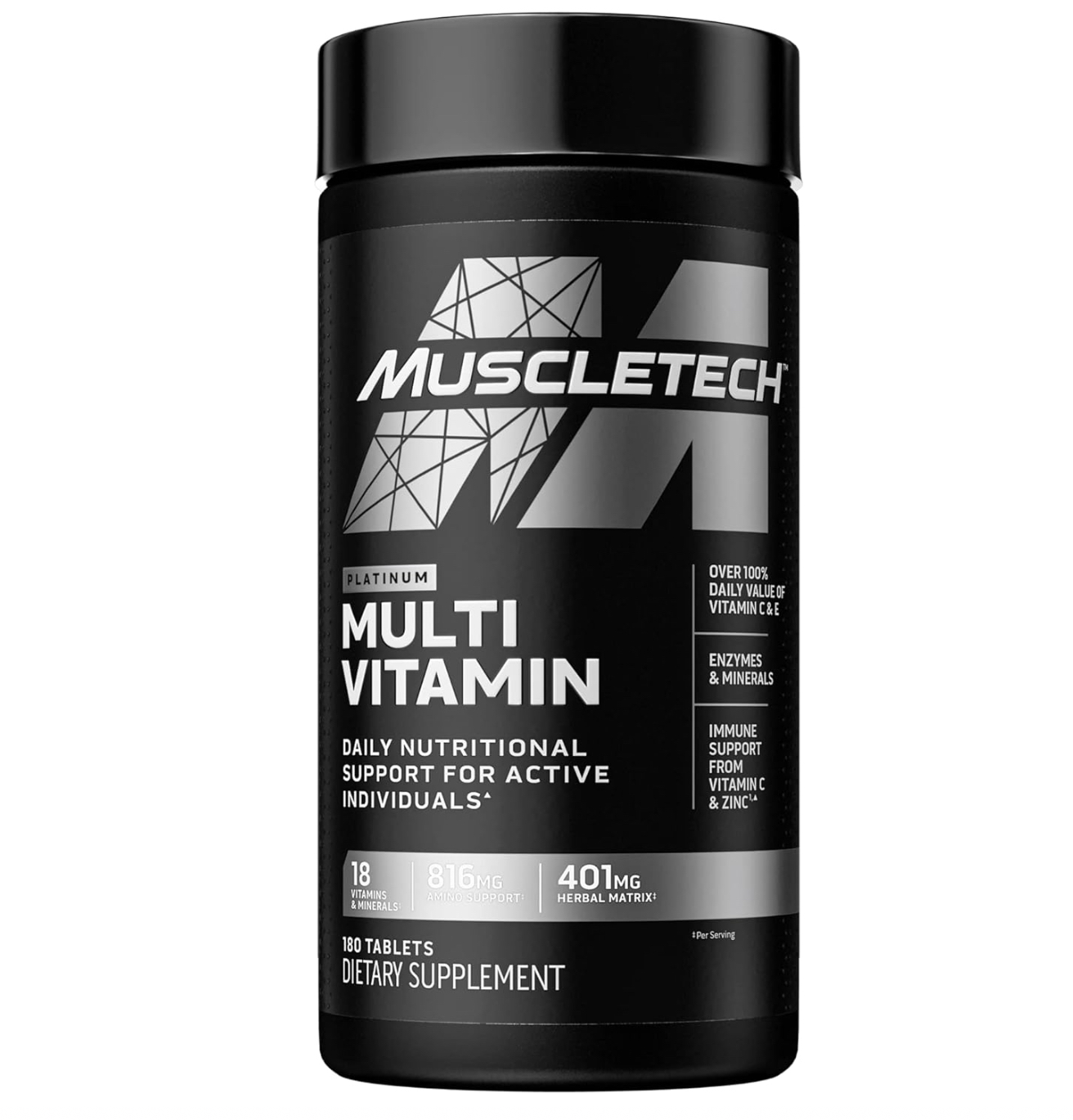 Мультивитамино-минеральный комплекс Muscletech Multivitamin Platinum, 180 шт