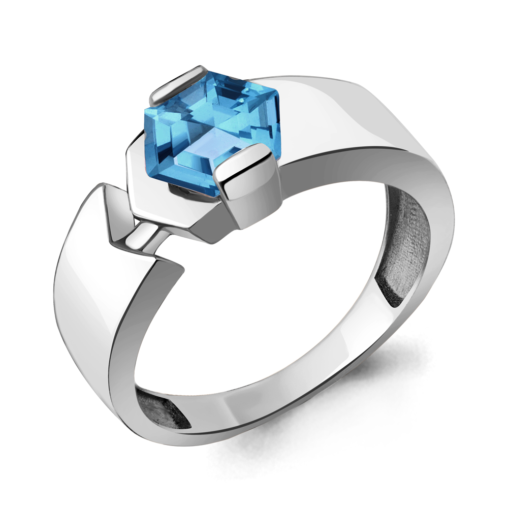 

Кольцо из серебра р.  AQUAMARINE 6966893_925_р, 6966893_925_р