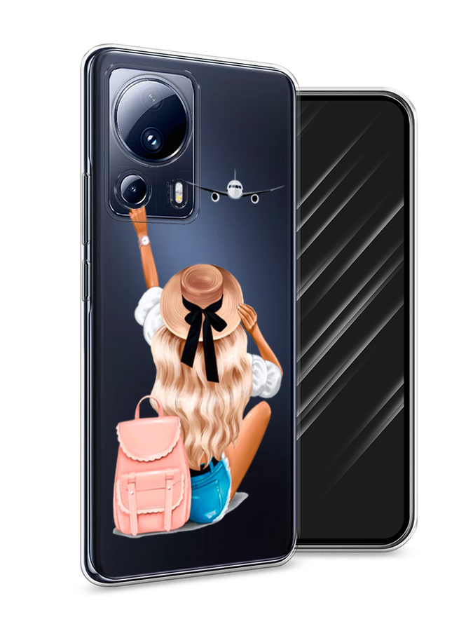 

Чехол Awog на Xiaomi 13 Lite "Автостопом самолетом", Бежевый;белый, 318150-7