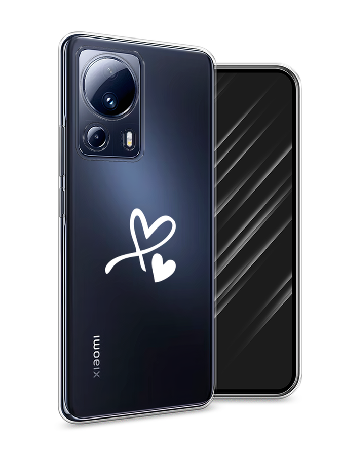 

Чехол Awog на Xiaomi 13 Lite "Сердечко минимализм", Белый, 318150-6