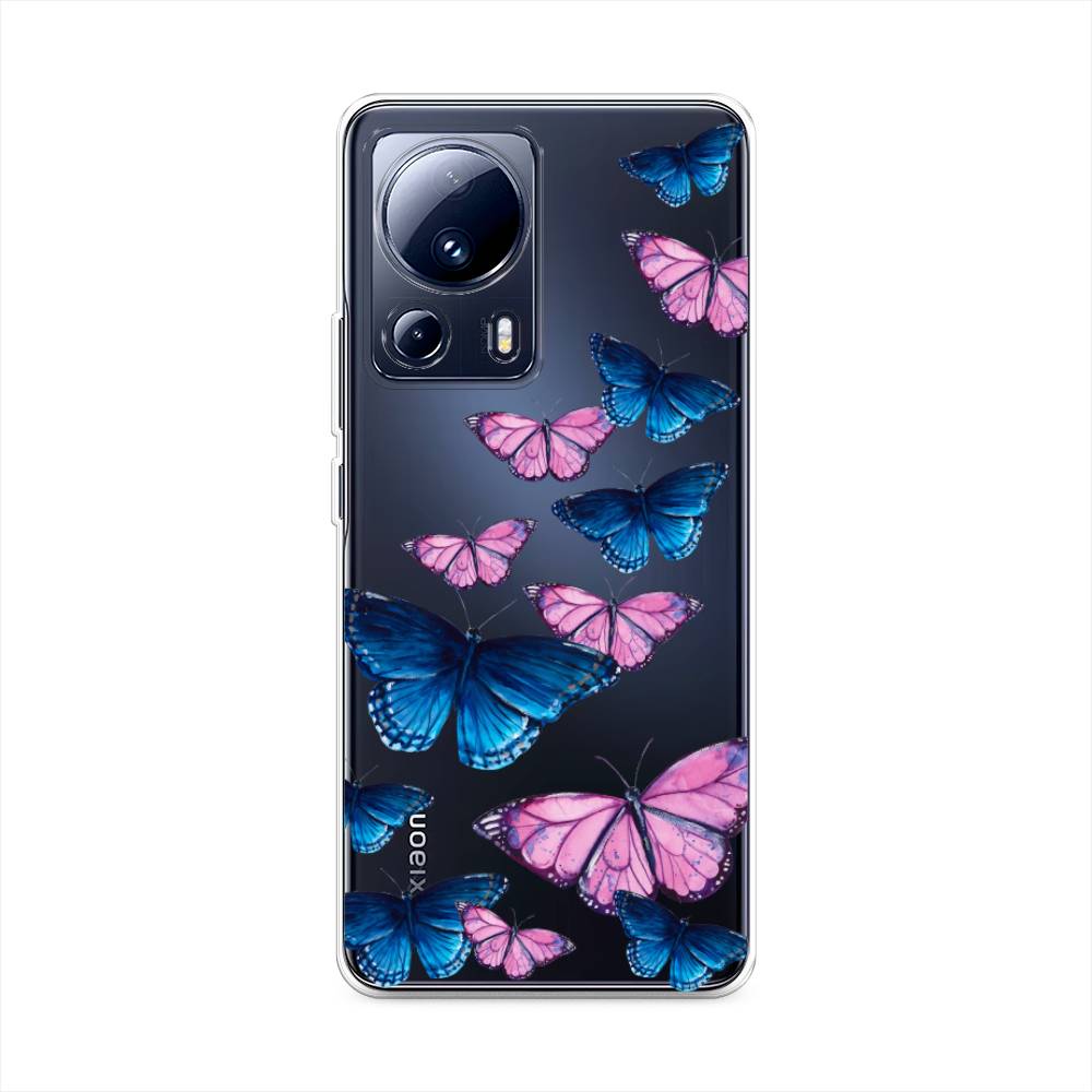 

Чехол Awog на Xiaomi 13 Lite "Полет бабочек", Синий;черный;розовый, 318150-2