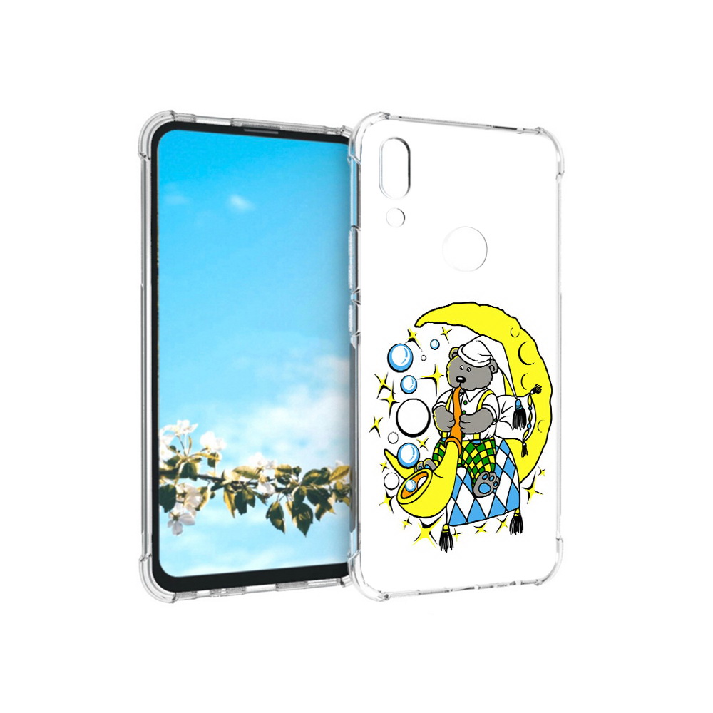 

Чехол MyPads Tocco для Huawei P Smart Z Сырная луна, Прозрачный, Tocco